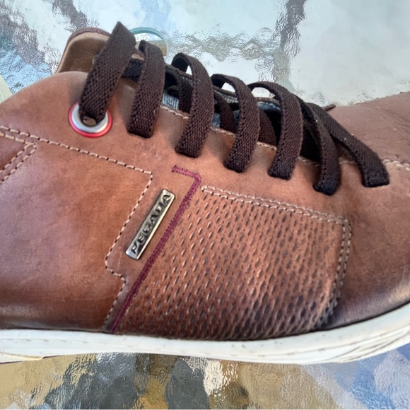 Pegada Townsend Leather Brown Lace Up Casual Walking Sneakers Shoes - Picture 8 of 16